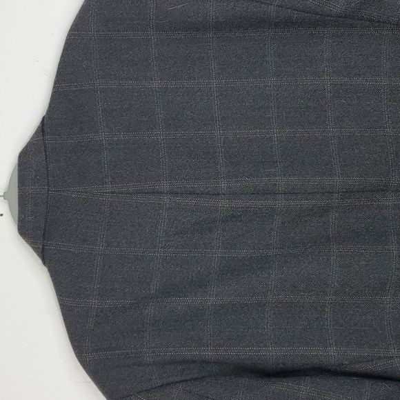 Joe Joseph Abboud Blazer Lambswool Plaid Dual Vent Career Office Mens 42L - Picture 9 of 12